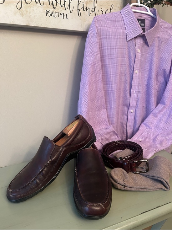 Cole Haan Other - Cole Haan Brown Leather Slip-On Loafers